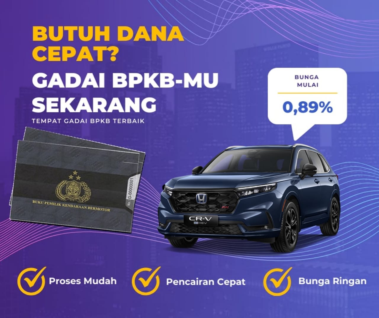 Pinjaman Dana Jaminan Bpkb Mobil Honda Crv Dapat Pinjaman Berapa? Seperti Ini Simulasinya